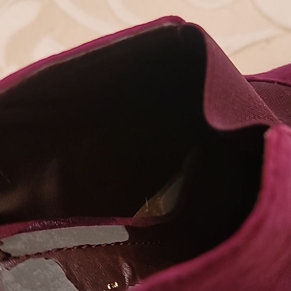BCBG Priyah Burgundy Suede Booties - Picture 16 of 16